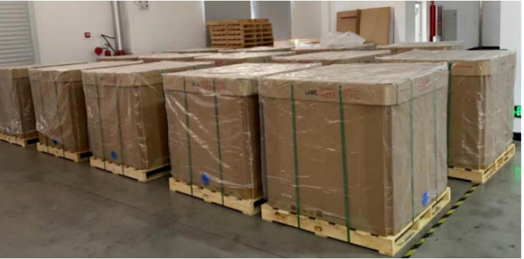 罐車(chē)OUT，環(huán)保級(jí)可折疊紙噸箱上線